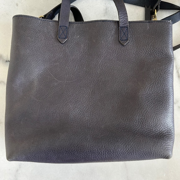 MADEWELL Small Transport Leather Crossbody Tote Purse - Picture 11 of 11